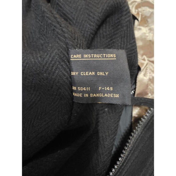 Fleet Street Black‎ Petite Medium Lightweight Drape Front Utility Jacket size M - Picture 7 of 12